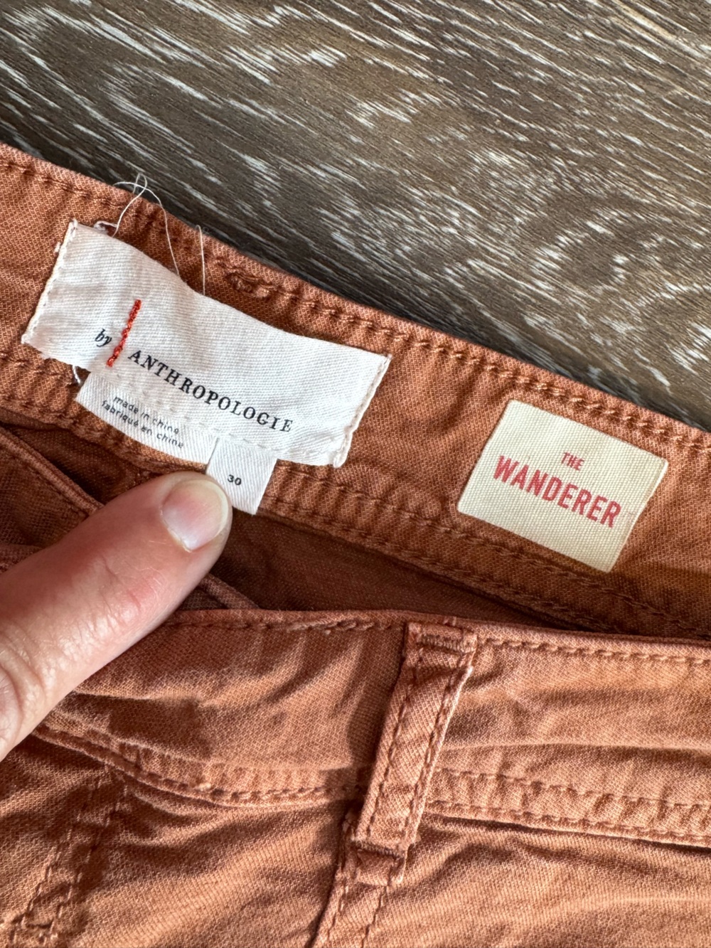 Anthropologie The Wanderer Pants in Burnt Sienna Sz 30 - Picture 3 of 13